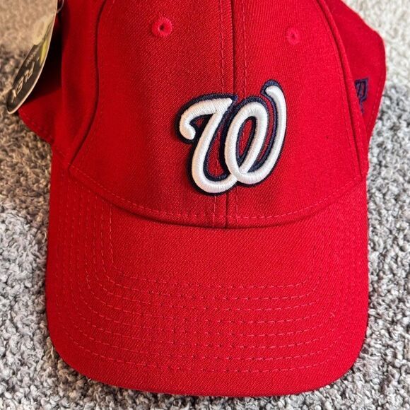 Washington Nationals Hat New era Cap Wool Blend Stretch Flex Sz Small/ Medium - Picture 10 of 11